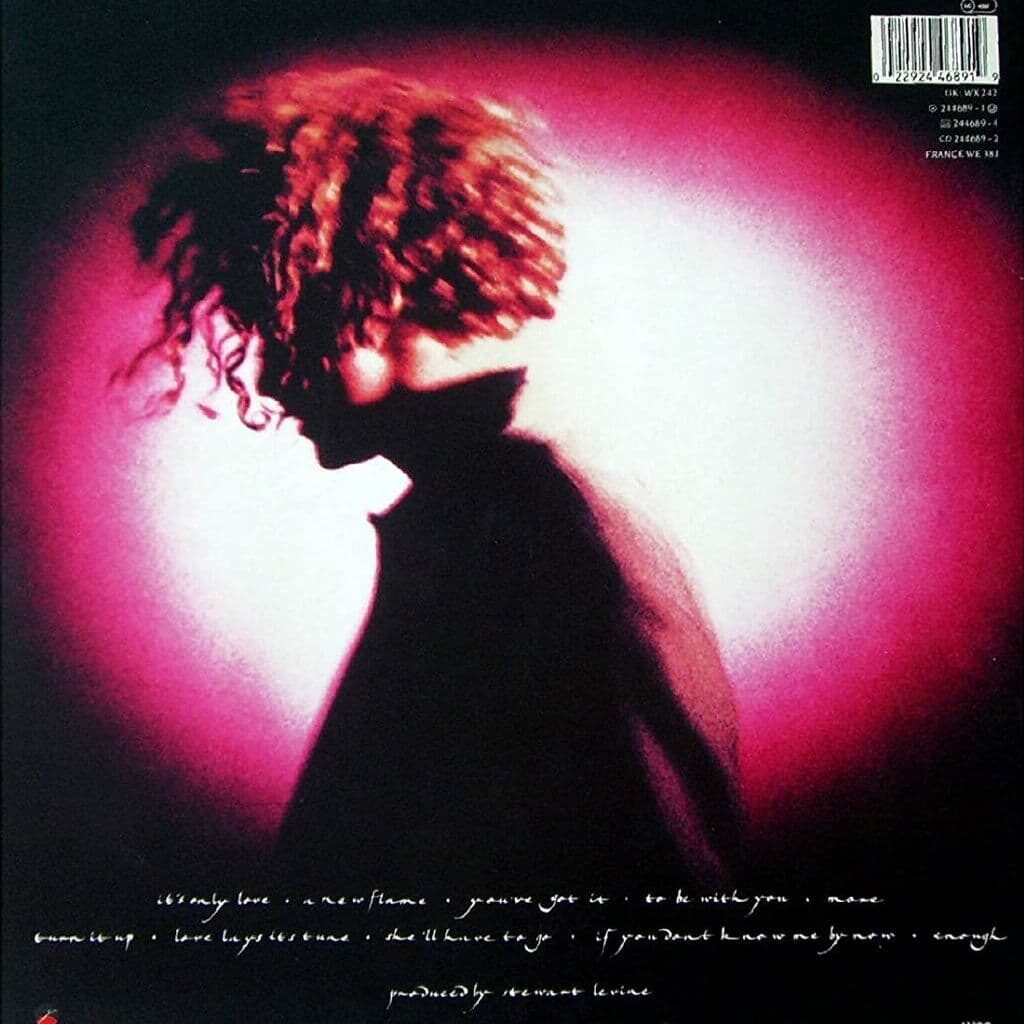 "Simply Red" sor l'album "A New Flame" en 1989 dos pochette