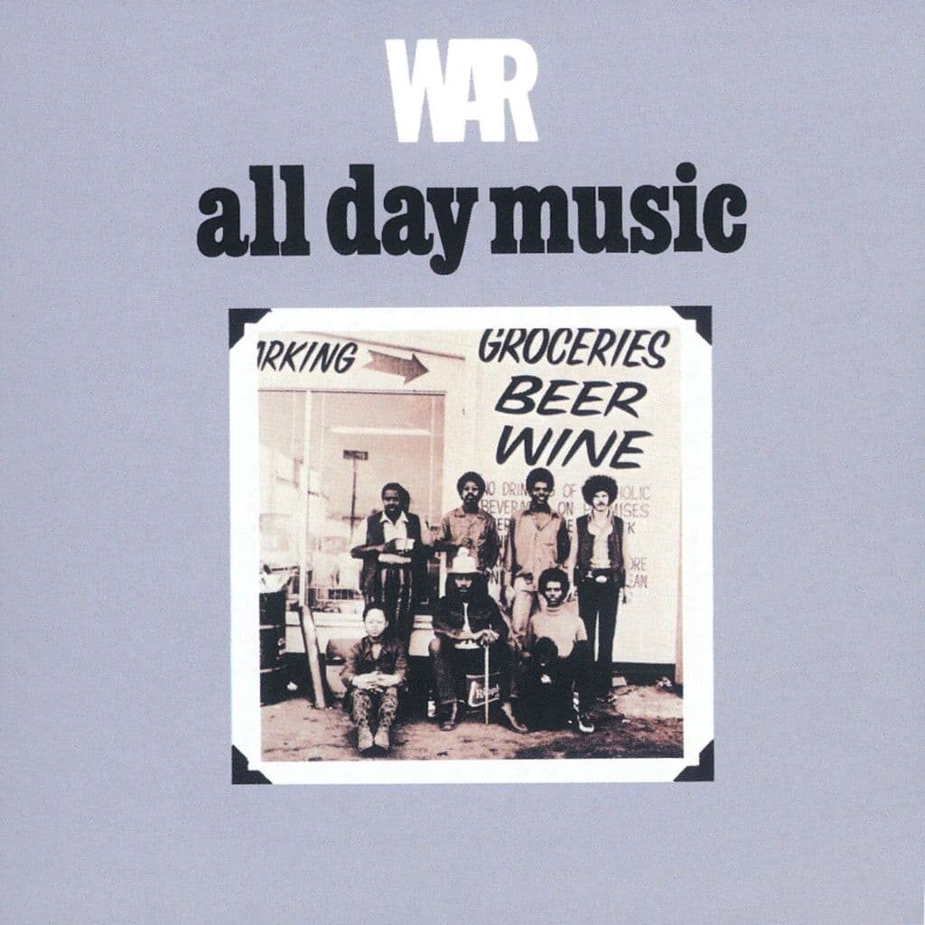 All Day Music - WAR - 1971 | funk | latin rock | soul. garantie pour mettre un sourire sur votre visage et vous faire taper du pied. a avoir dans votre collection de vinyle.