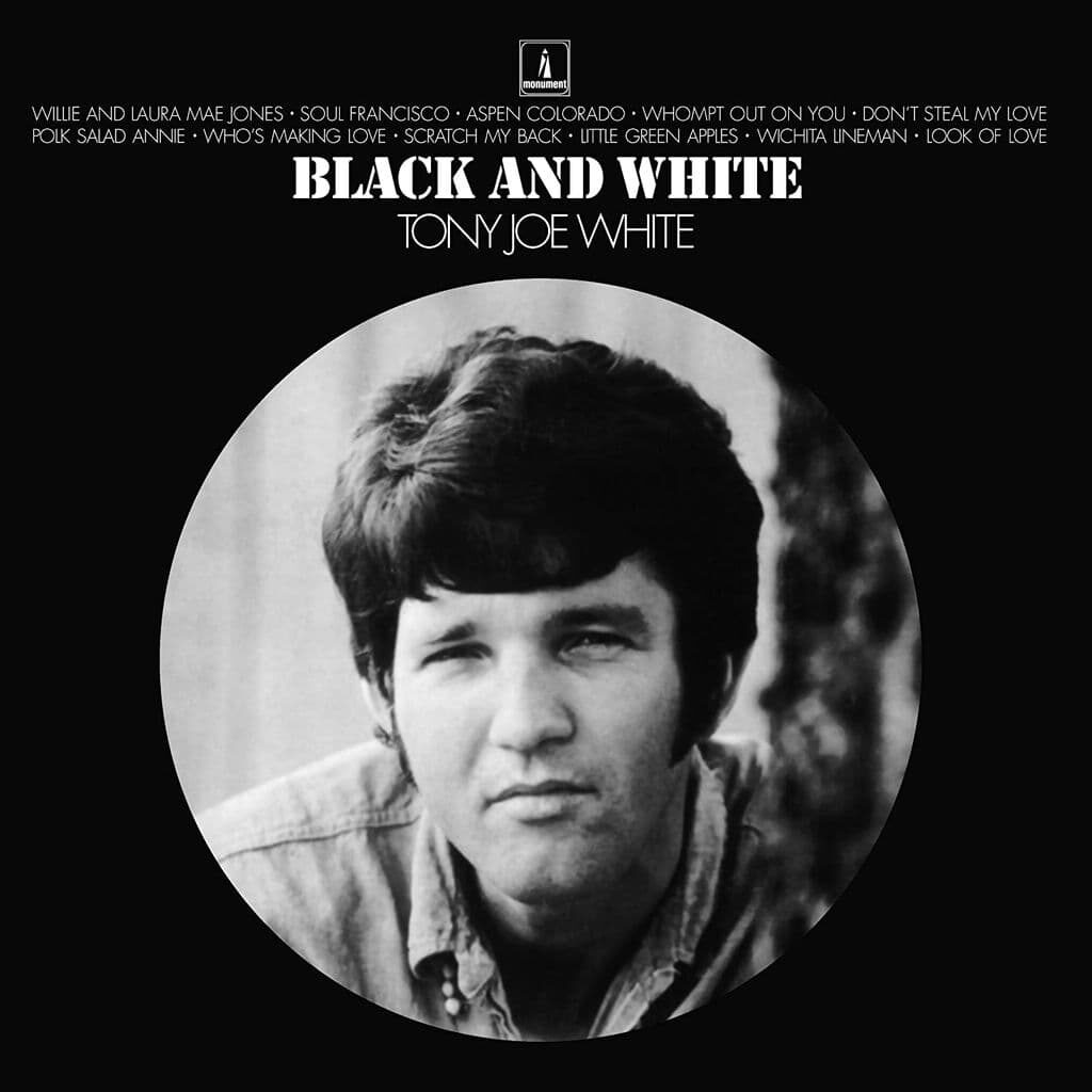 Black And White - Tony Joe WHITE - 1969 | country rock | rock/pop rock | pop soul | country pop. Le King en personne lui emprunte son célèbre Polk Salad Annie pour le populariser, Ray Charles et Brook Benton ont fait de même avec Rainy Night In Georgia.
