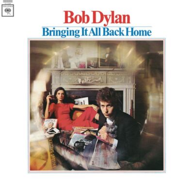 "Bringing It All Back Home" de l'artiste "Bob DYLAN" en 1965 decide de passer a l'électricité combinant la musique folk avec un rythmique rock