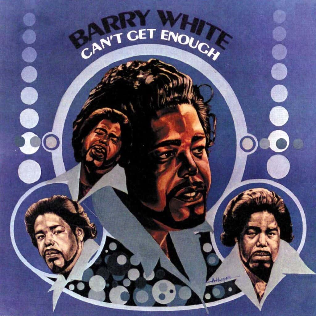 Can't Get Enough - Barry WHITE - 1974 | disco | rhythm-n-blues | soul. Un musicien brillant qui a créé une œuvre musicale étonnante, nous ne saurons jamais combien de grandes œuvres il nous aurait apportées s'il avait vécu plus longtemps