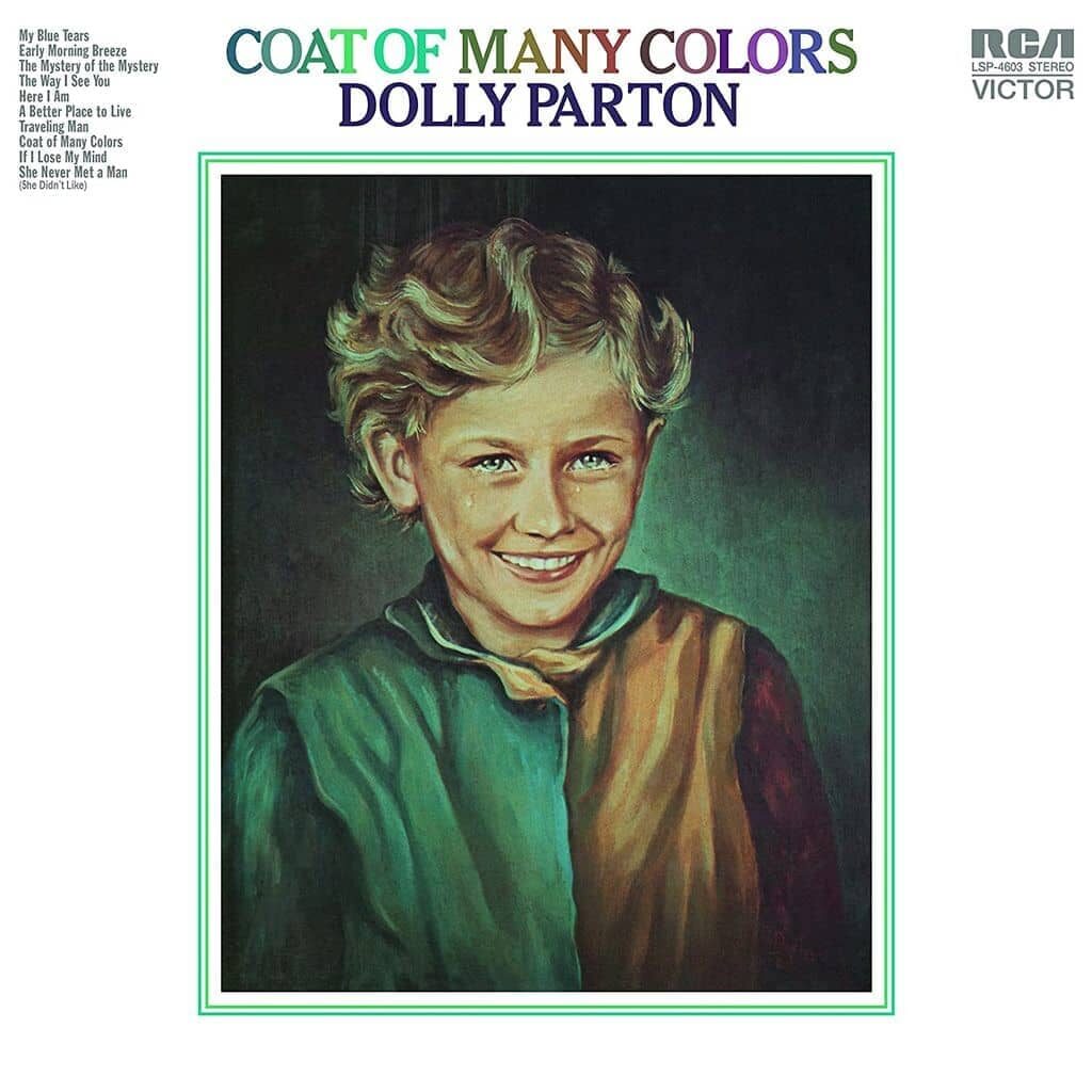 Coat of Many Colors - Dolly PARTON - 1971 | country | country rock | folk rock. Un véritable amateur de rock ne peut rester indifférent à des chansons comme "Travelling man" ou "Coat of many colors".
