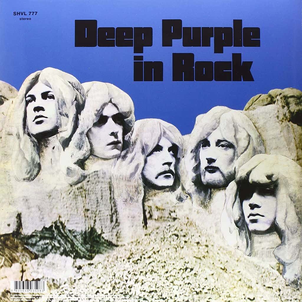 Deep Purple in Rock - DEEP PURPLE - 1970 | british metal | hard rock | heavy metal | arena rock. Deep Purple a adopté une approche plus dure et s'est orienté vers le heavy metal. Le résultat ressemble à ce que l'on pourrait attendre si l'on mélangeait Queen et Van Halen.