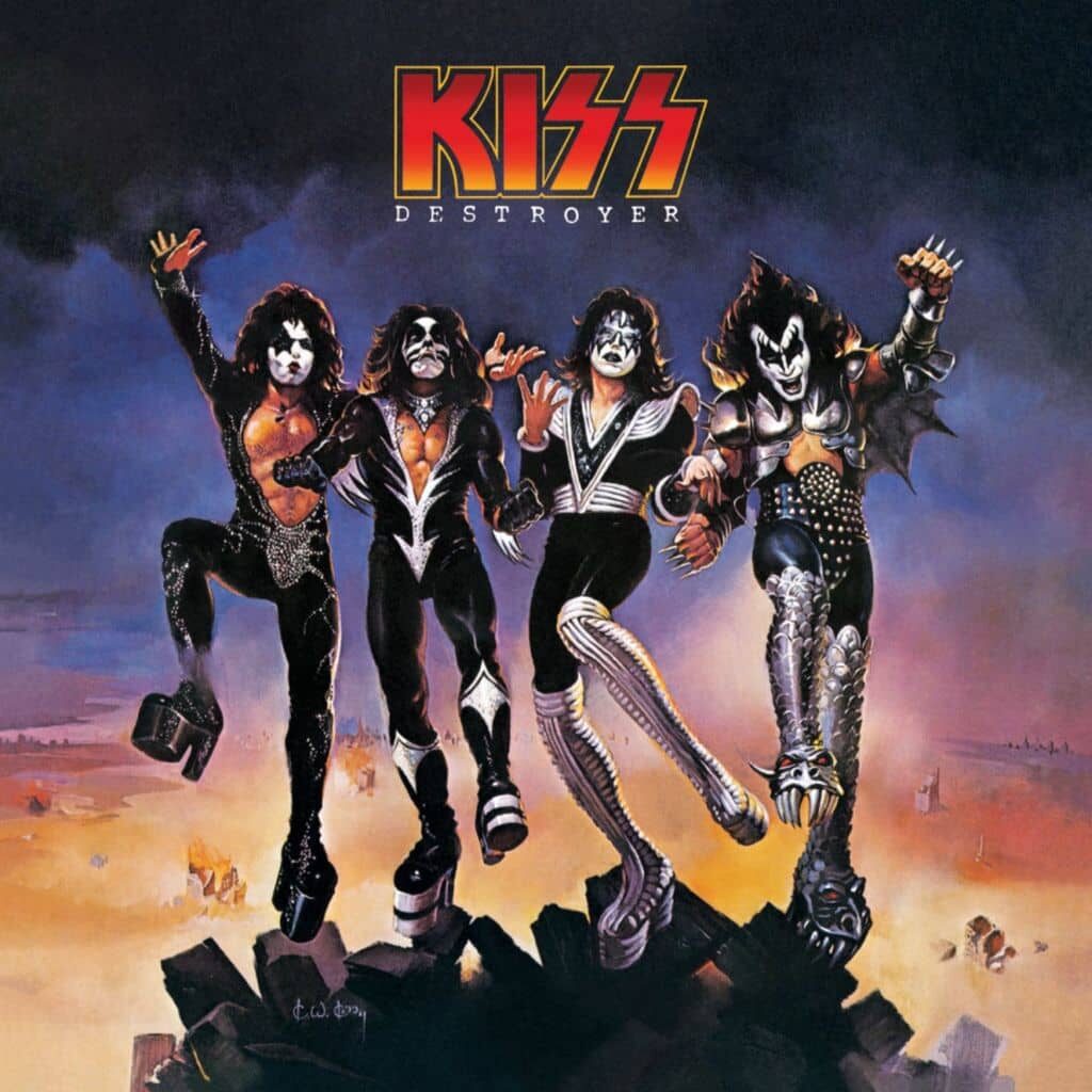 Destroyer - KISS - 1976 | hard rock | heavy metal. Des tubes très bien calibrés avec des refrains faciles à retenir.