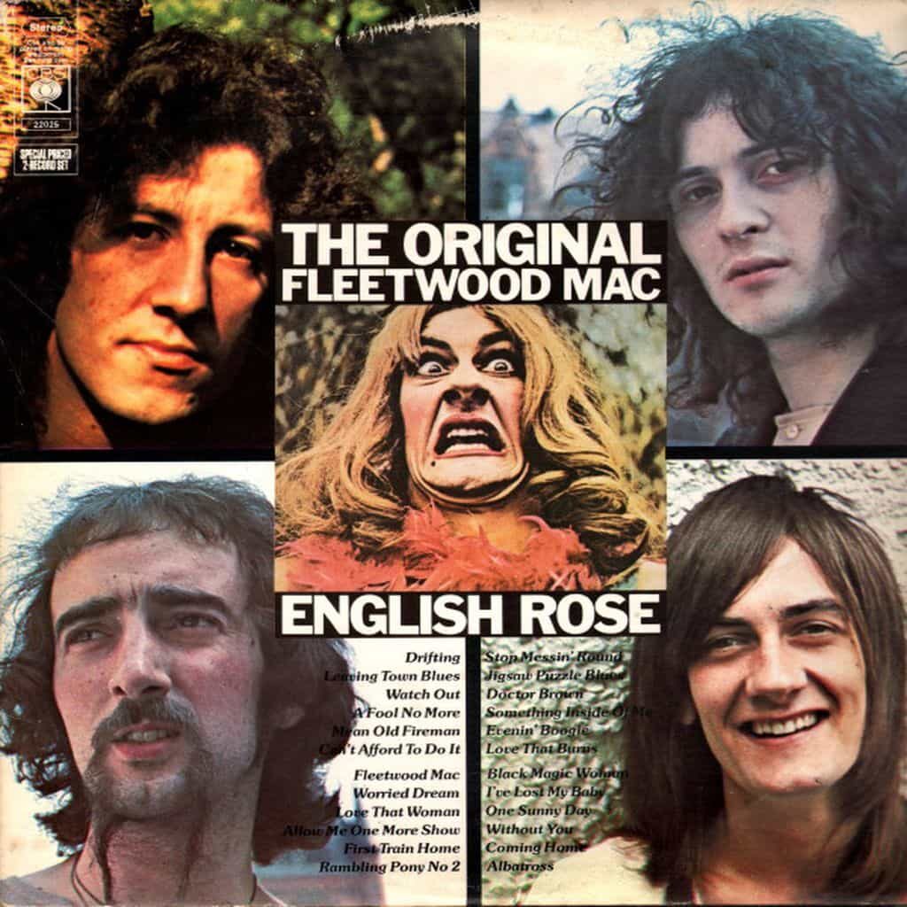 English Rose - FLEETWOOD MAC - 1969 | blues rock | british blues. 'album a une bien meilleure production que les deux premiers et les nouvelles compositions de Kirwan sont plus proches de ce que les fans entendent aujourd'hui.