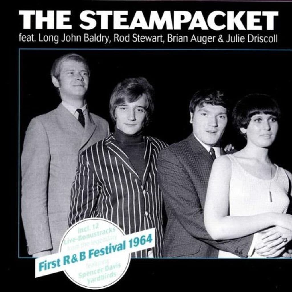 Albulm "First R&B Festival" de "The STEAMPACKET" dans les bacs en 1964. Sera l'album rock blue. Un authentique document historique