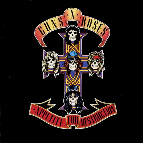 Pochette de Appetite for Destruction par GUNS N ROSES (1987)