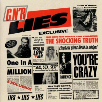 Pochette de G N' R Lies par GUNS N ROSES (1989)