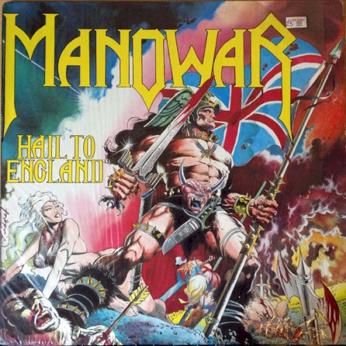 Pochette de Hail to England par MANOWAR (1984)