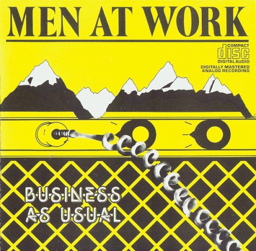 Pochette de Business as Usual par MEN AT WORK (1982)