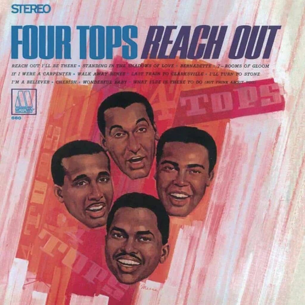 Reach Out - The FOUR TOPS - 1967 | rock/pop rock | soul. L'un des meilleurs albums des Four Tops. Un son unique avec le fantastique M. Levi Stubbs.