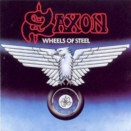 Pochette de Wheels of Steel par SAXON (1980)