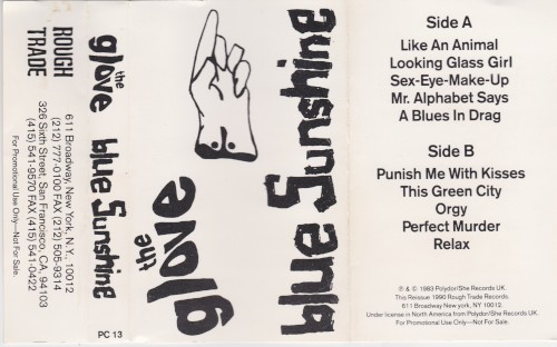 Pochette de Blue Sunshine par The GLOVE (1983)