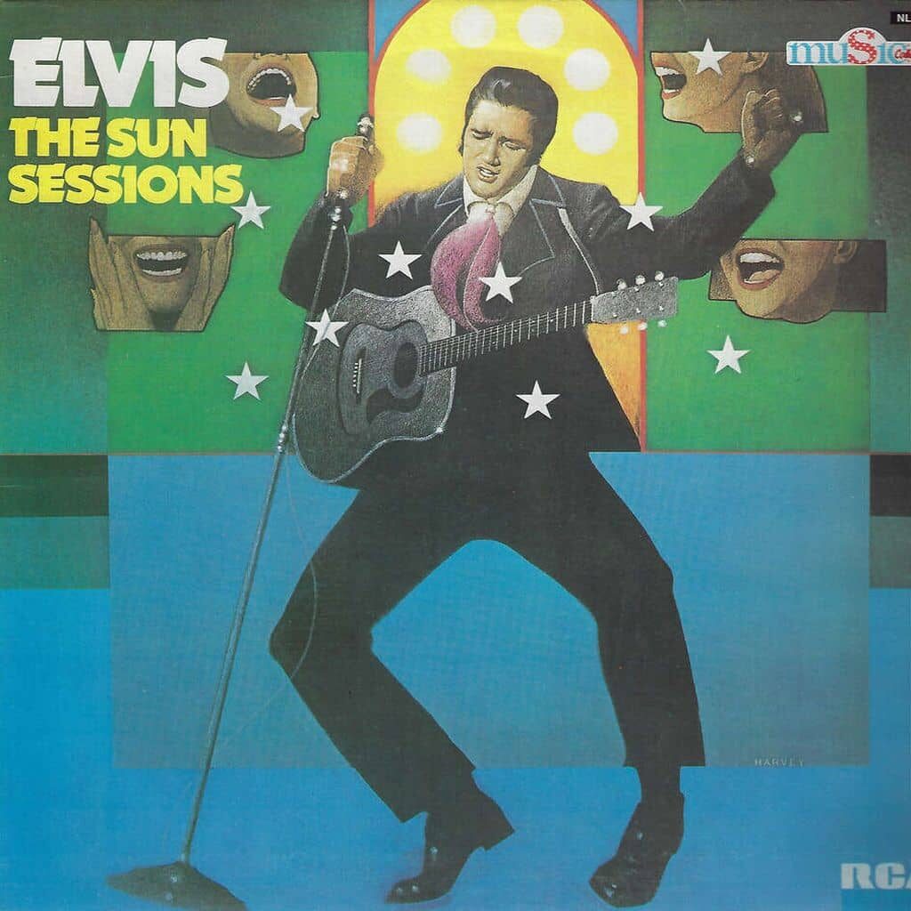 The Sun Sessions - Elvis PRESLEY - 1976 | country | rock/pop rock | rockabilly | rock-n-roll. musique fraîche, vivifiante, explosant en gerbes de bonheur, une émancipation libératrice