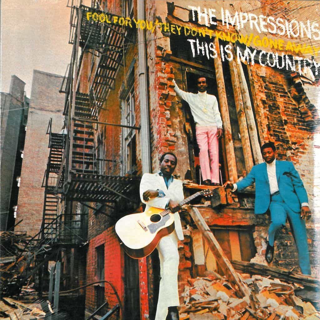 This Is My Country - The IMPRESSIONS - 1968 | soul. Un mélange de soul et de complaintes amoureuses. Indispensable pour tout fan de la Motown ou de Stax des années 1960