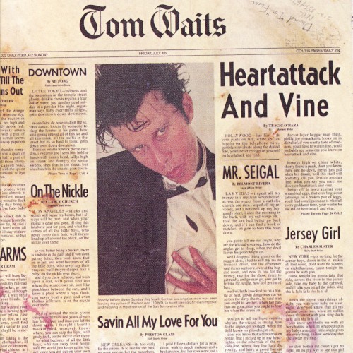 Pochette de Heartattack And Wine par Tom WAITS (1980)