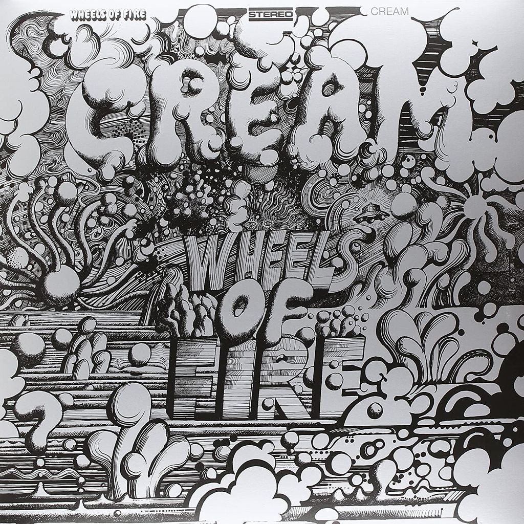 Wheels Of Fire - CREAM - 1968 | blues rock | british blues | hard rock | psychédélique. Le son de guitare d'Eric Clapton est vraiment spécial. C'est la partie wha-wha dans "White Room" qui le rend si distinctif.